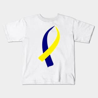 Down Syndrome Awareness Ribbon Kids T-Shirt